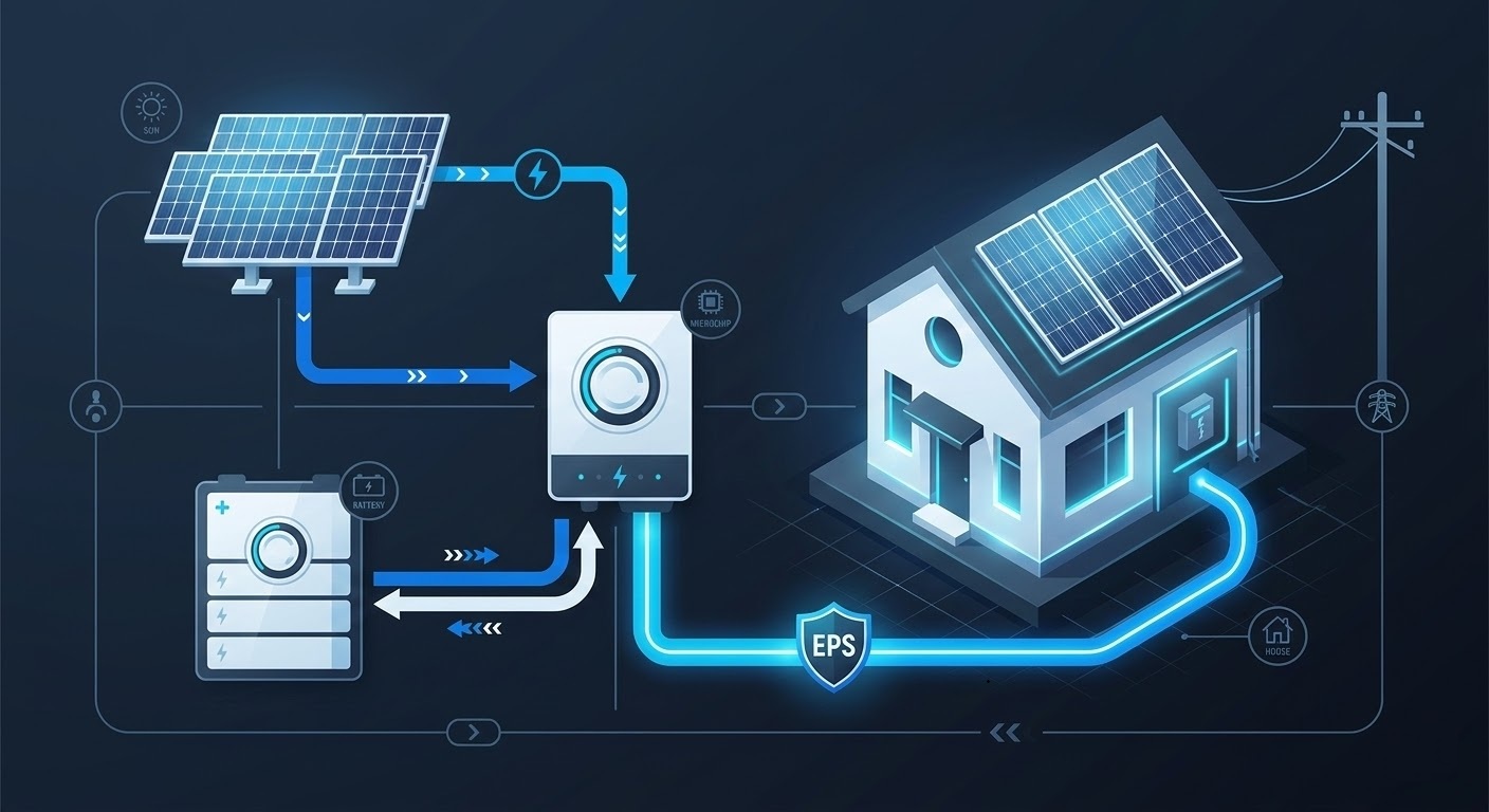 Schemat instalacji EPS